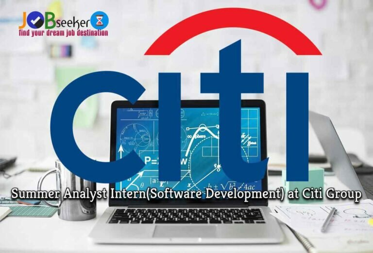 Summer Analyst Intern(Software Development) at Citi, Pune: Apply Now!!